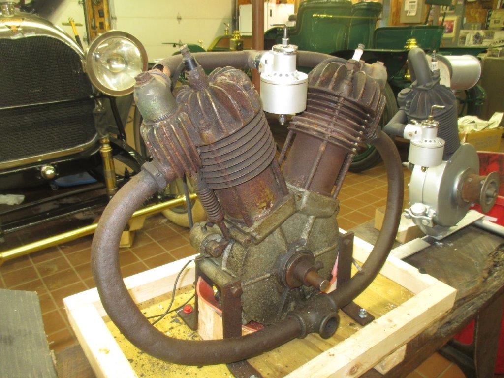 1909 Curtis V-Twin Engine